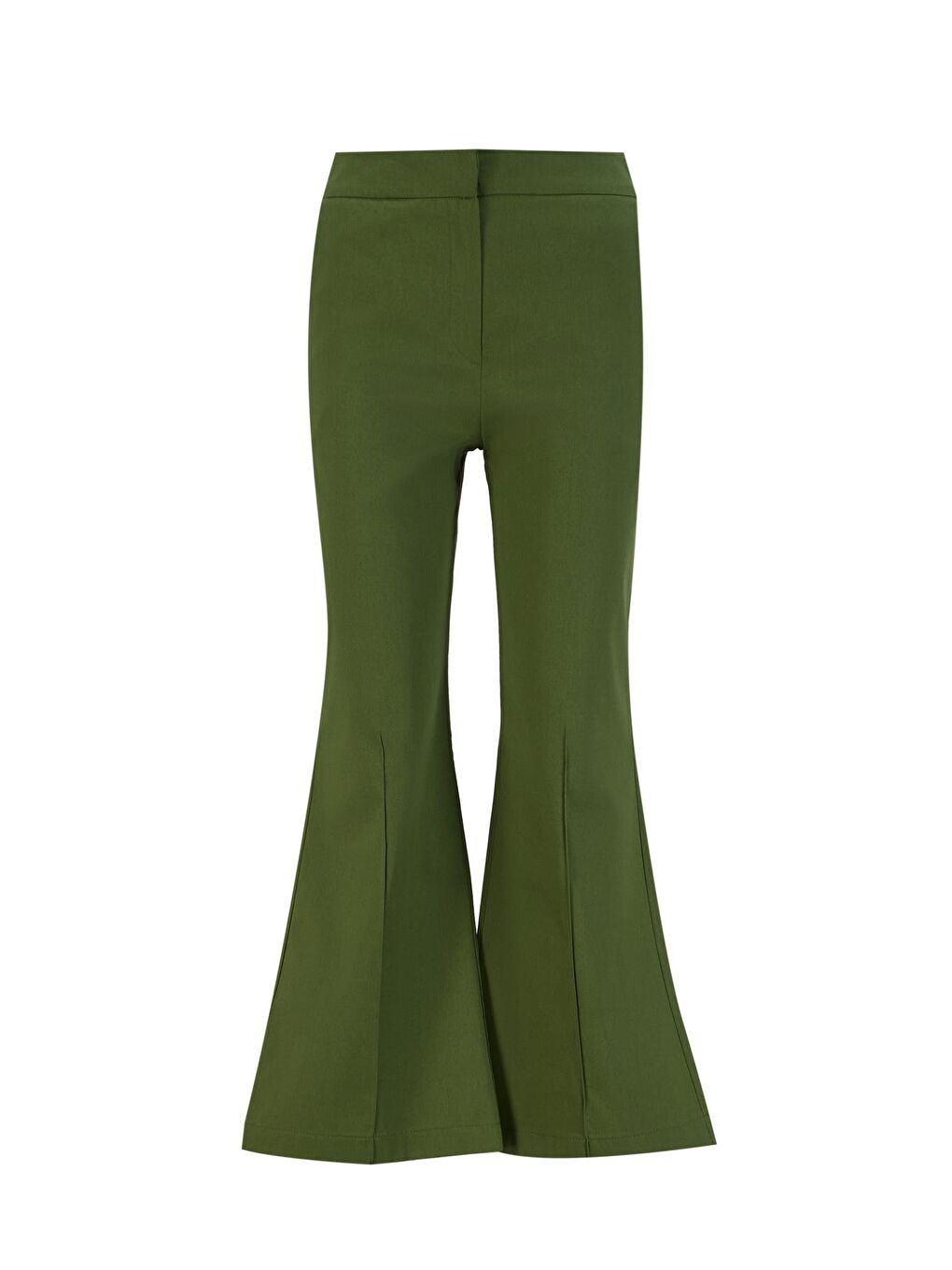 Flare Pantolon 25Y2800 Yeşil-3
