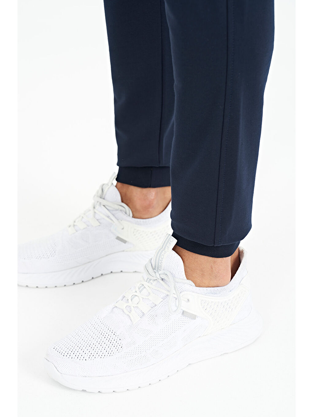 İndigo Gizli Diz Cep Detaylı Standart Kalıp  Joger Eşofman Alt - 84958-4