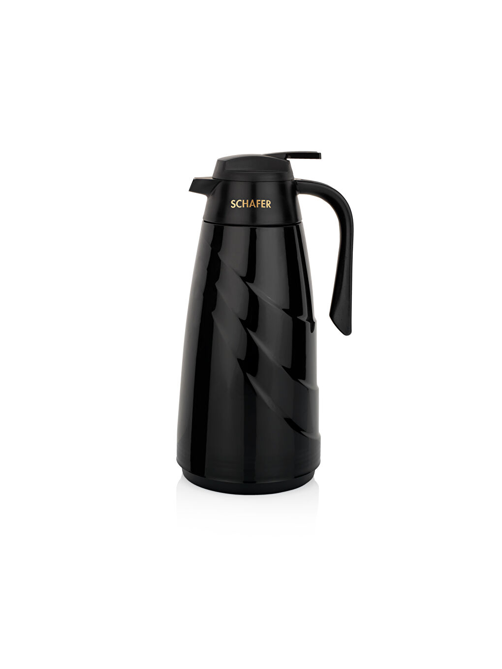 Kitchenhouse Mimoza 1,5 L Cam Termos-Siyah-1