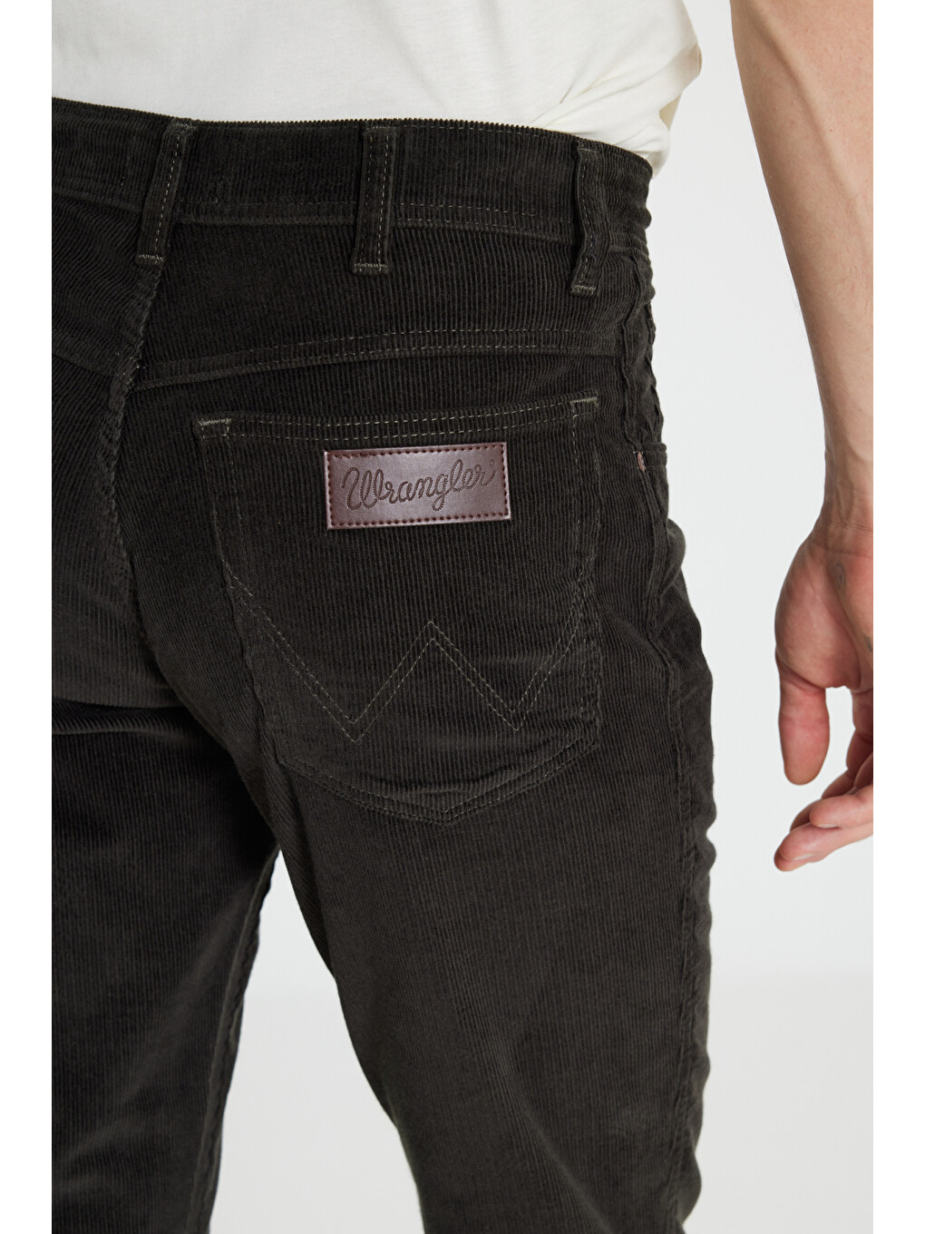 Texas Slim Fit Normal Bel Yeşil Esnek Pantolon-5