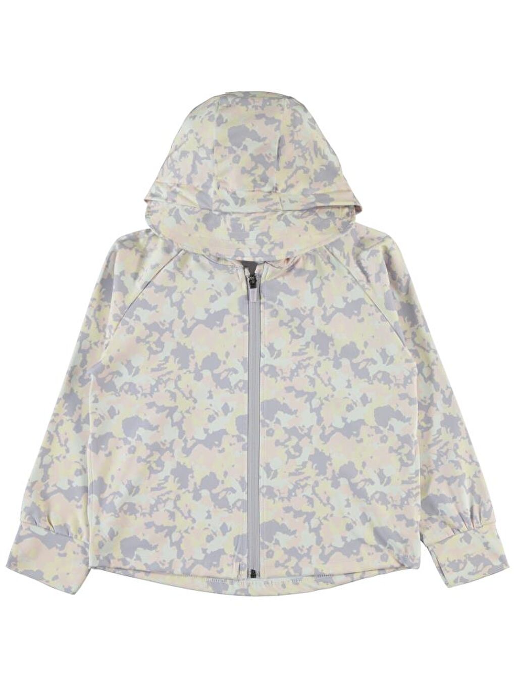 Lila Girls Kamuflaj Baskılı 10-13 Yaş Hırka-2