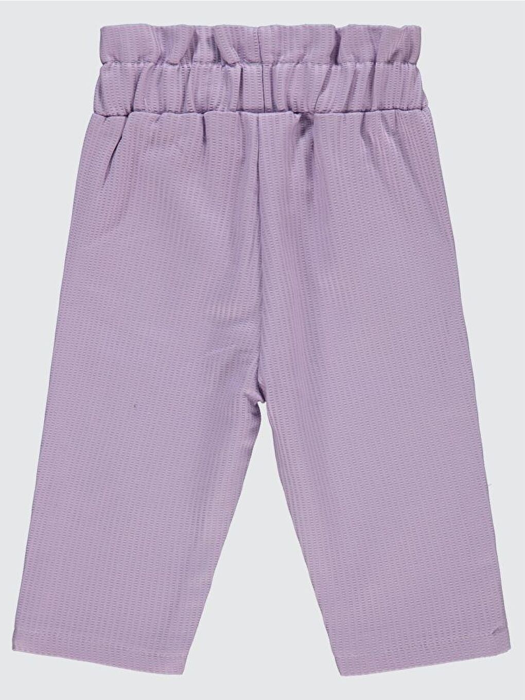 Baby Kız Bebek Pantolon 6-18 Ay Lila-1