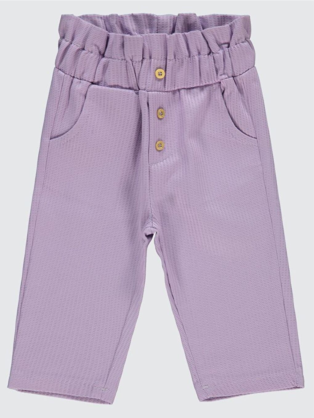 Baby Kız Bebek Pantolon 6-18 Ay Lila-2