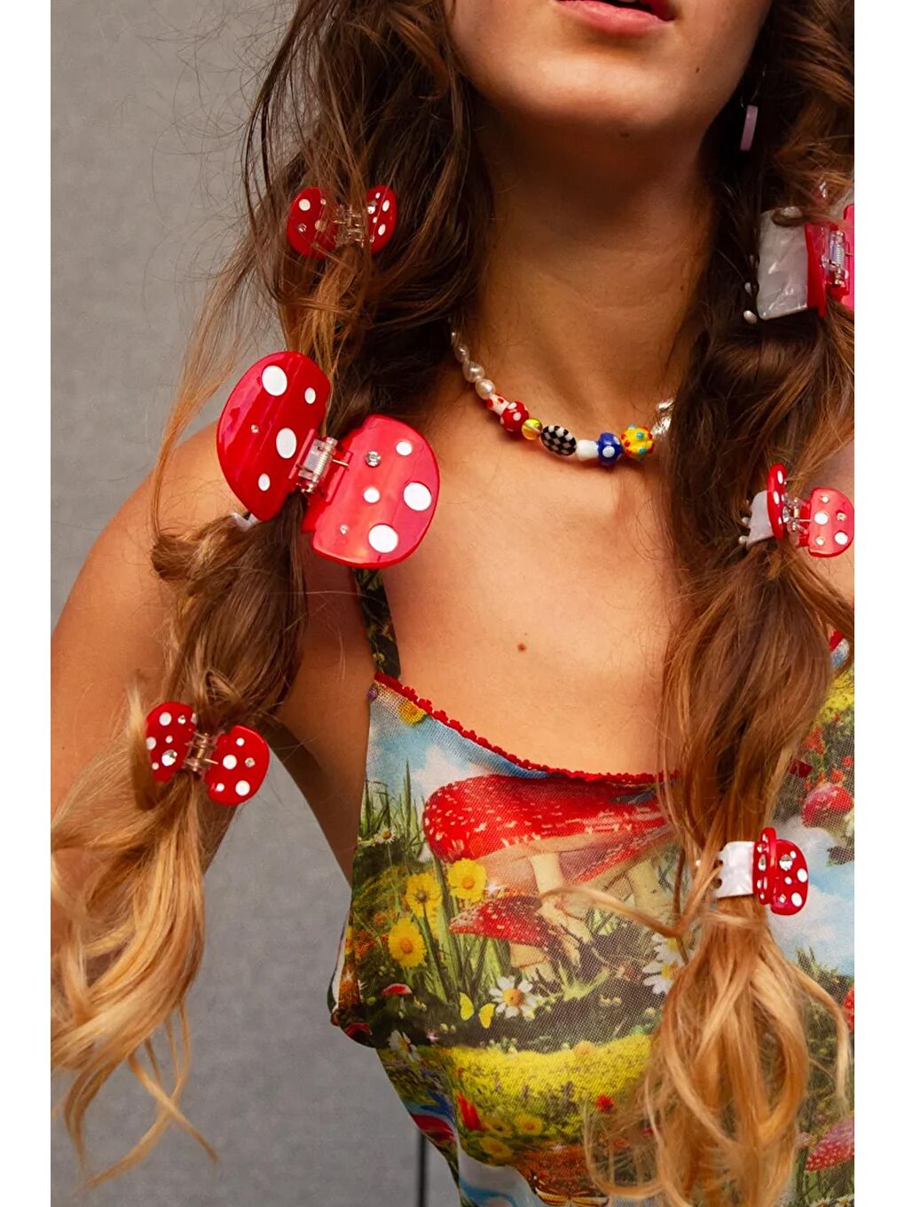 Pembe Mega Mushroom Mantar Mandal Toka-2