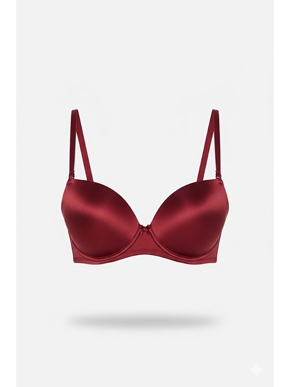 Desteksiz Damla Sütyen C17025 Bordo