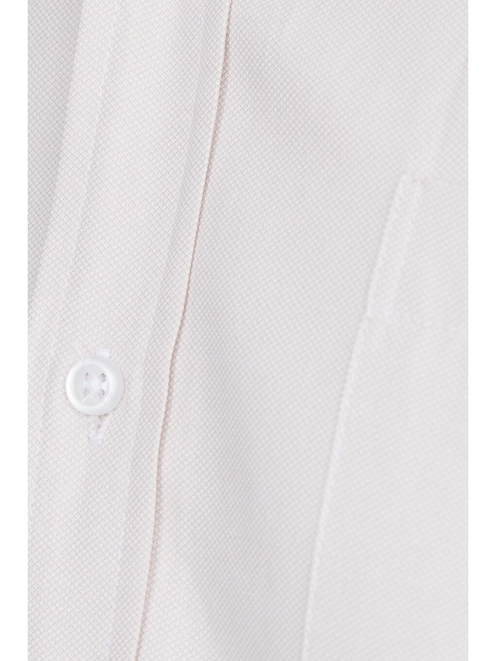 Bej Erkek Regular Fit Klasik Kesim Pamuklu Kolay Ütü Armürlü Taş Rengi Gömlek-5