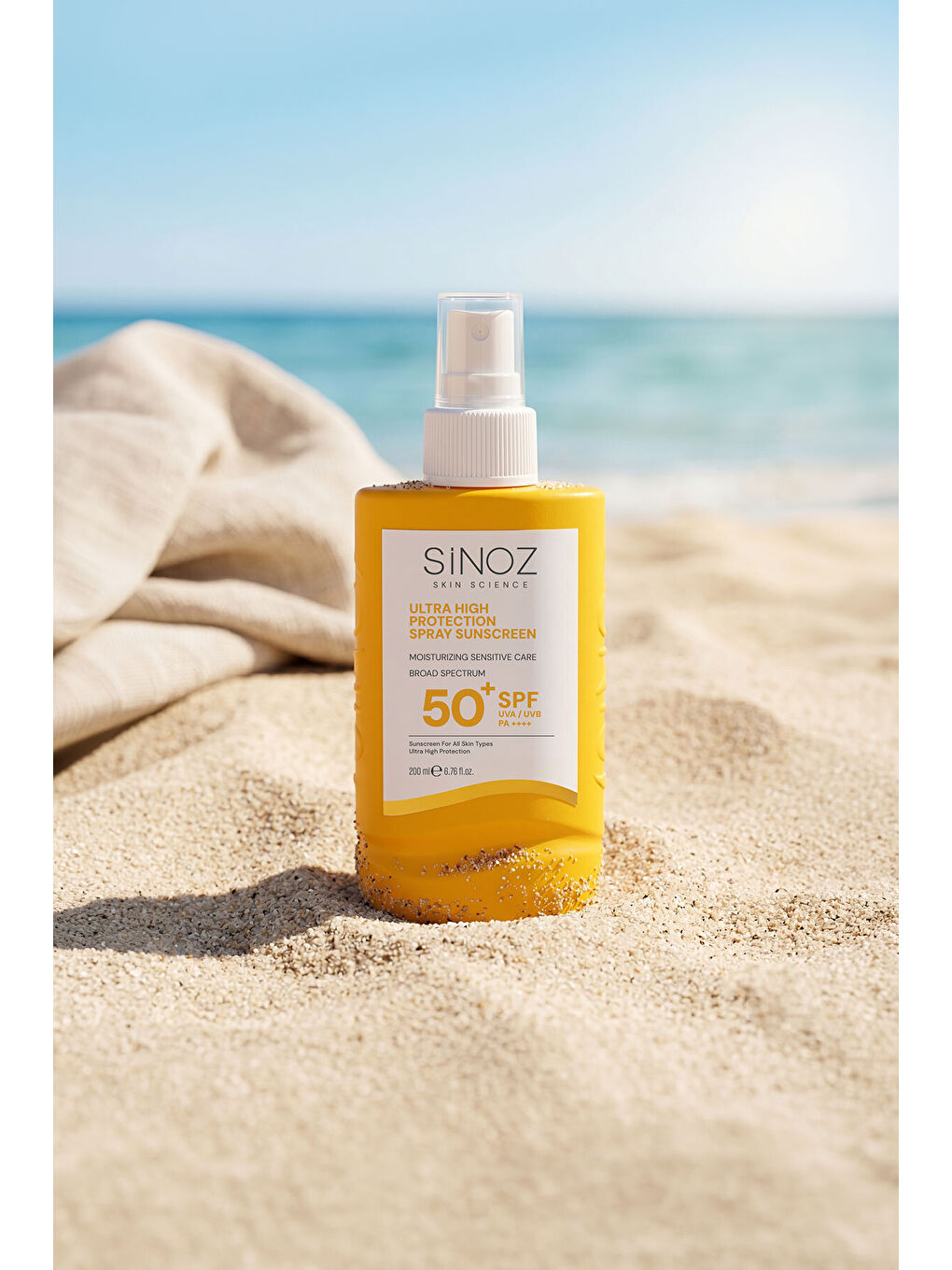 Spf 50 Ultra Yüksek Koruyucu Vücut Güneş Kremi Sprey 200 Ml - Nemlendirici Hassas Bakım-4