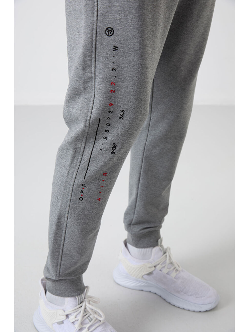 Rory Gri Melanj Jogger Erkek Eşofman Alt - 84909-4