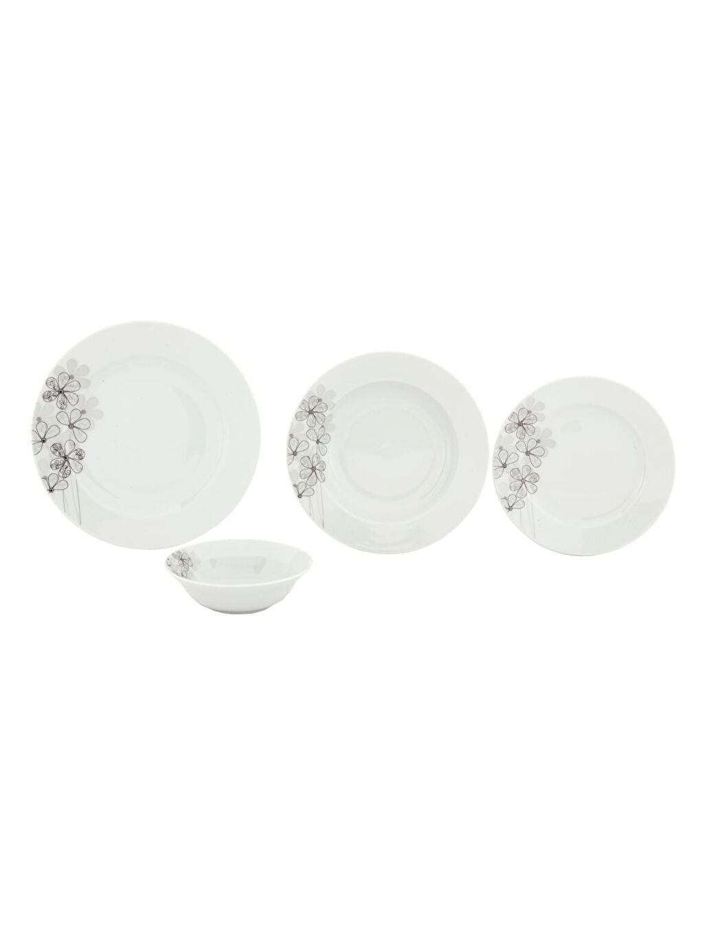 Ekru Sami 24 Parça 6 Kişilik Yemek Takımı 2676-1