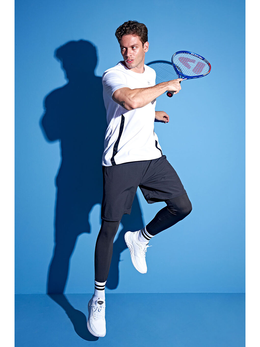 Antrasit Yan Cep Detaylı Lastikli Erkek Şort - 81238