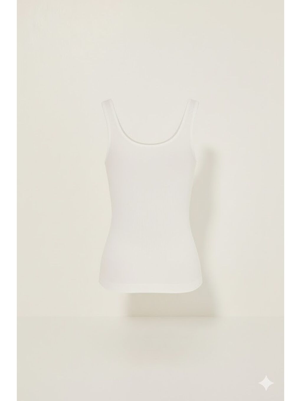 C15010 Kalın Askılı Atlet Korse Beyaz