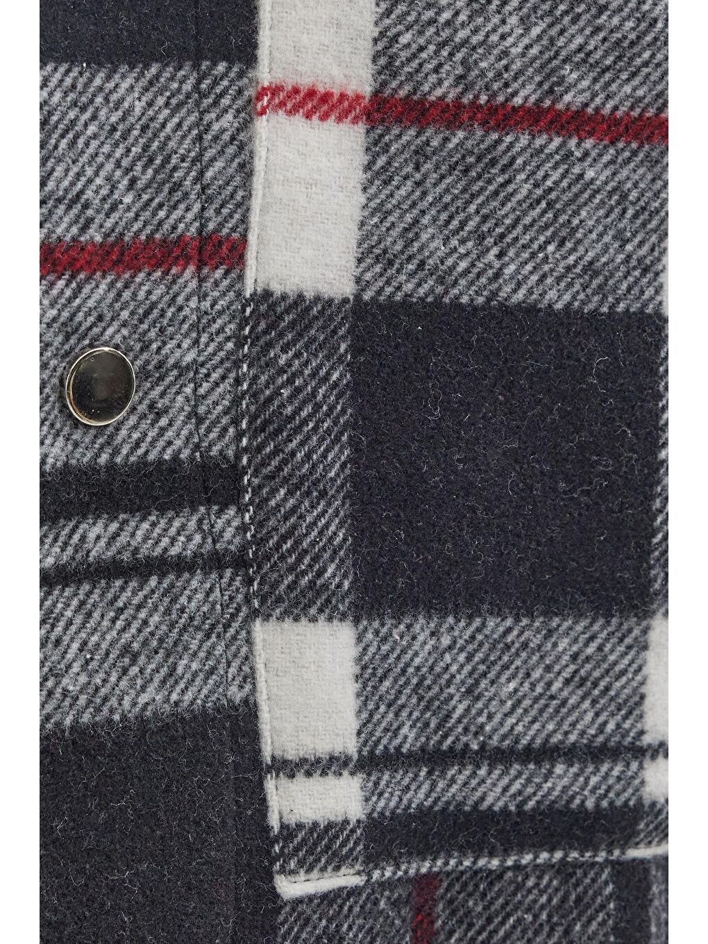 Karışık Erkek Relax Fit Rahat Kesim Uzun Kollu Çift Cepli Kareli Kışlık Oduncu Apaş Yaka Gömlek-5