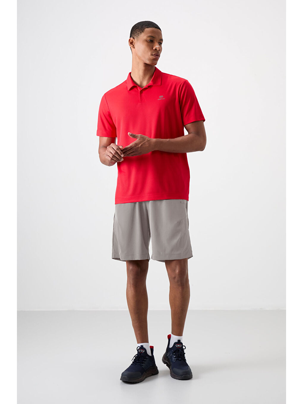 Bej Taş Polyester Kalın Yumuşak Comfort Fit Erkek Şort - 81268