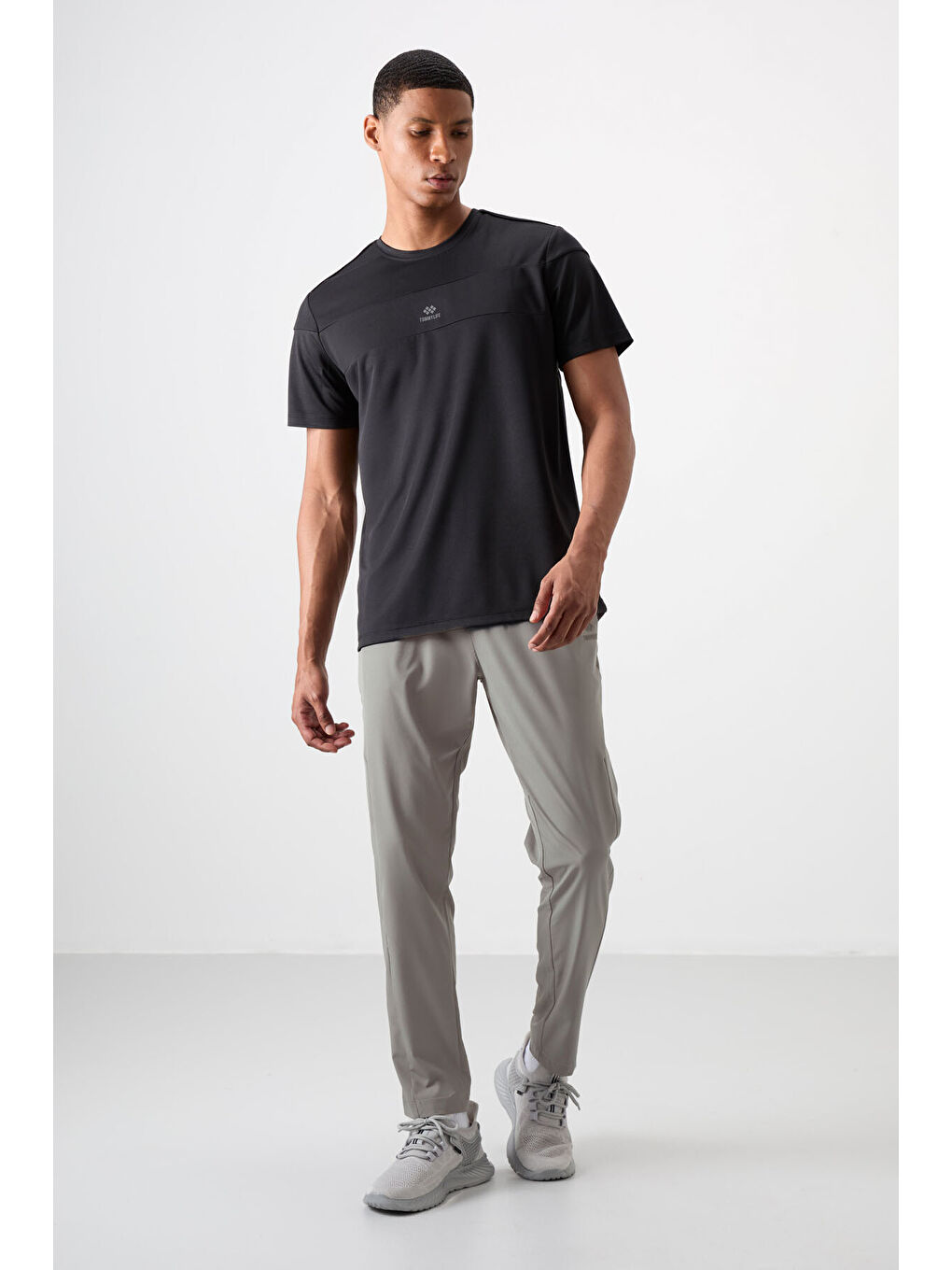 Bej Taş Polyester İnce Yumuşak Comfort Fit Erkek Eşofman Alt - 82119