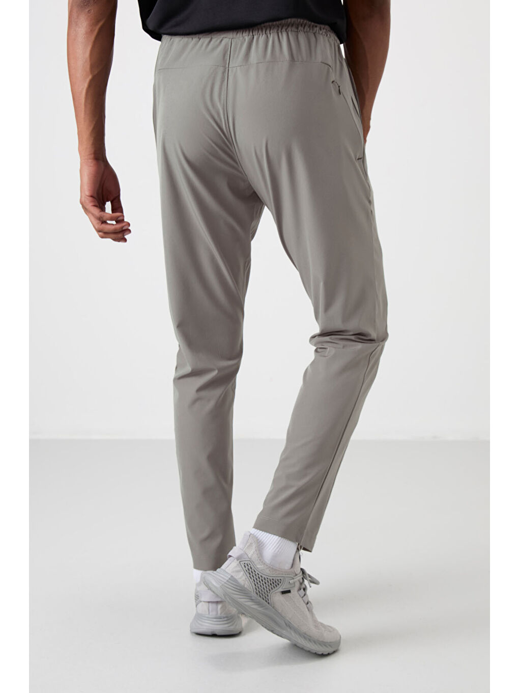 Bej Taş Polyester İnce Yumuşak Comfort Fit Erkek Eşofman Alt - 82119-4