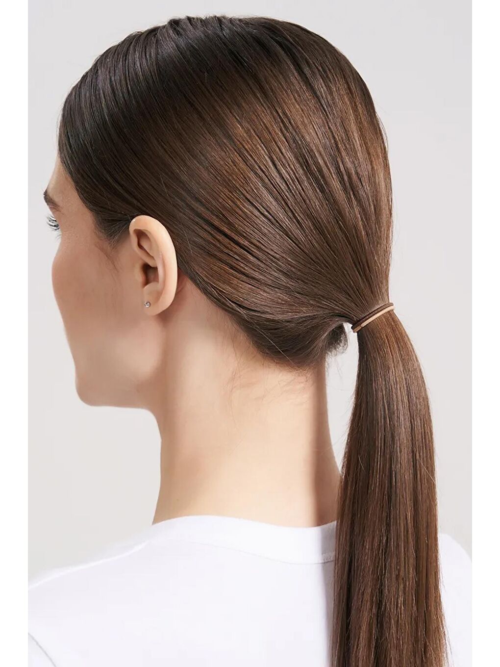 Kahverengi Tonlarda 20 Adet İnce Eksiz Fall Lastik Toka Seti-2