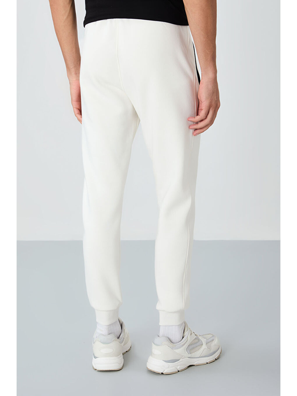 Cesar Ekru Cepli Şardonlu Erkek Eşofman Alt - 84929-4