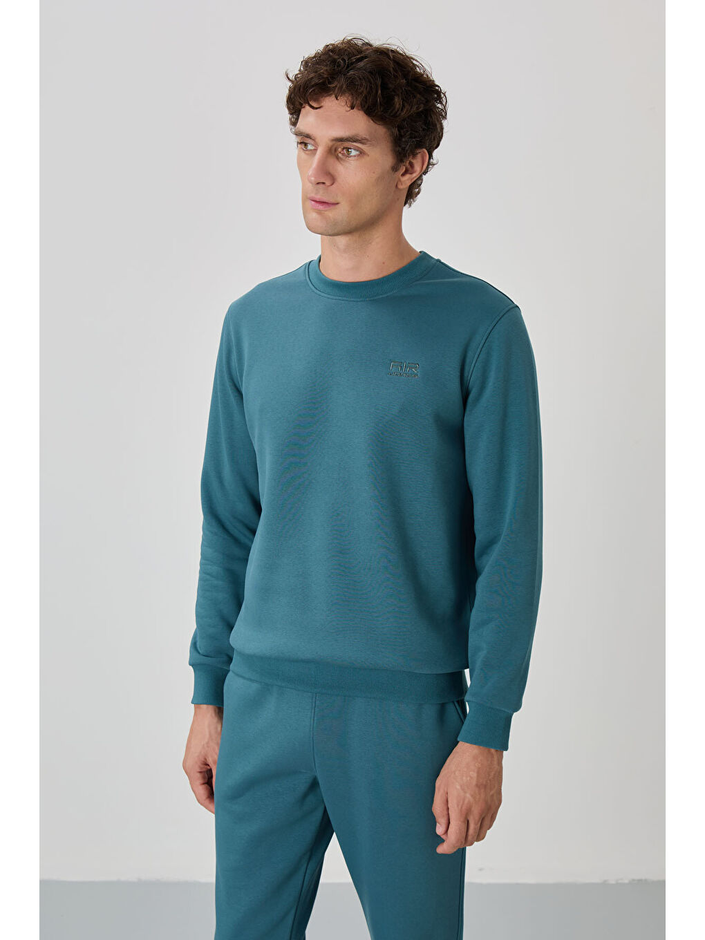 Andy Orman Yeşil Şardonlu Erkek Eşofman Takım - 85190-1