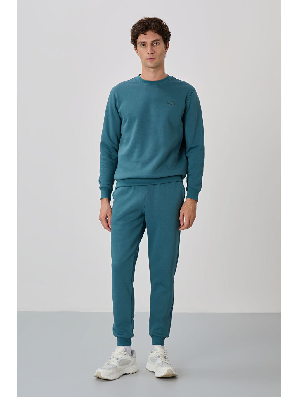 Andy Orman Yeşil Şardonlu Erkek Eşofman Takım - 85190-3