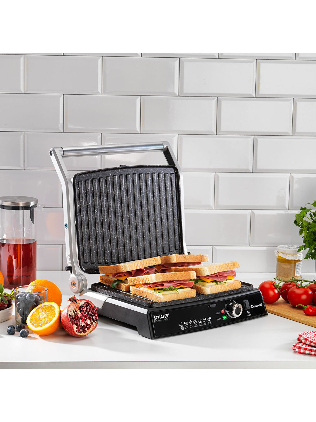 Concept Grill Tost Makinesi-Inox-1
