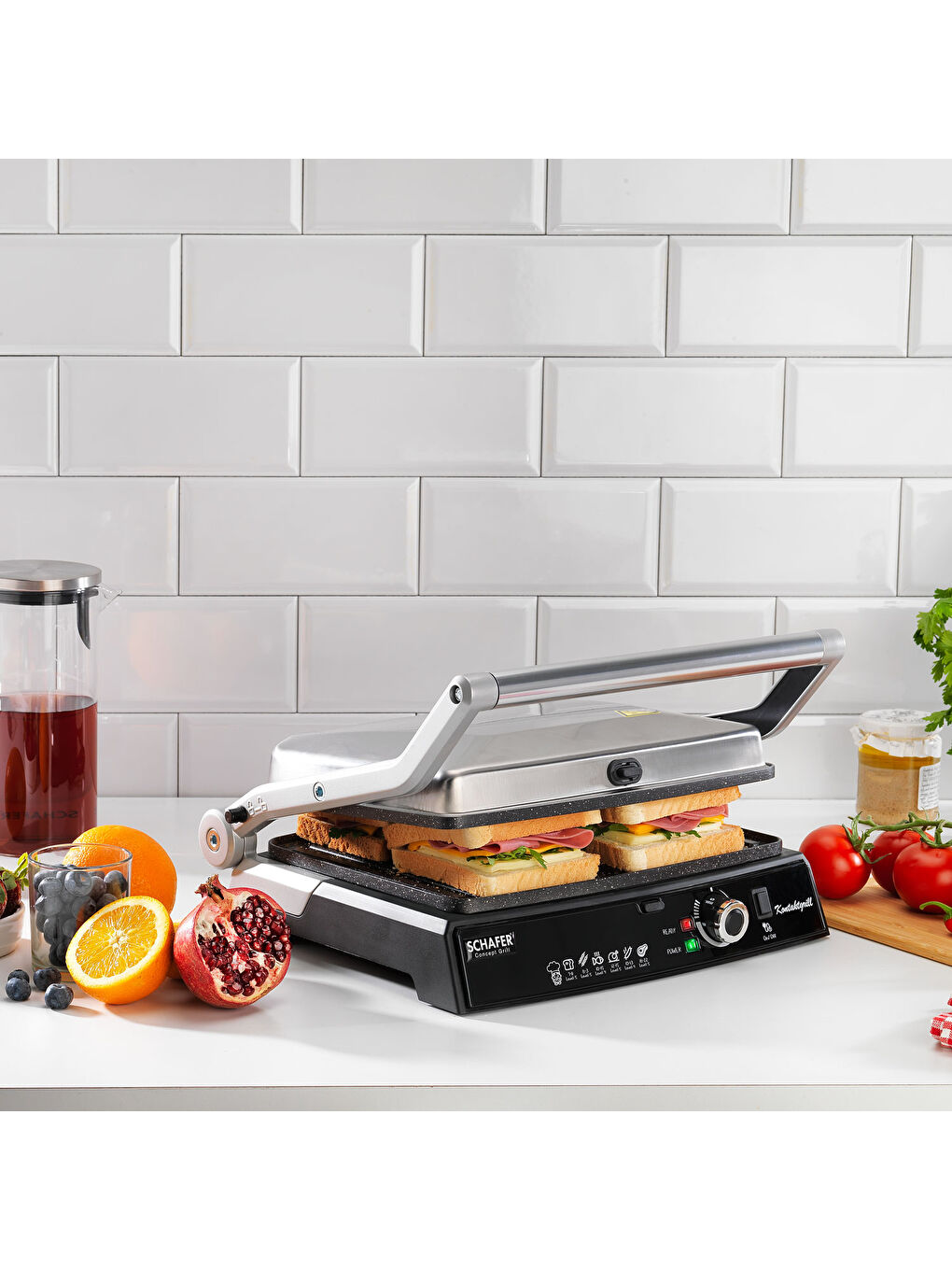 Concept Grill Tost Makinesi-Inox-2