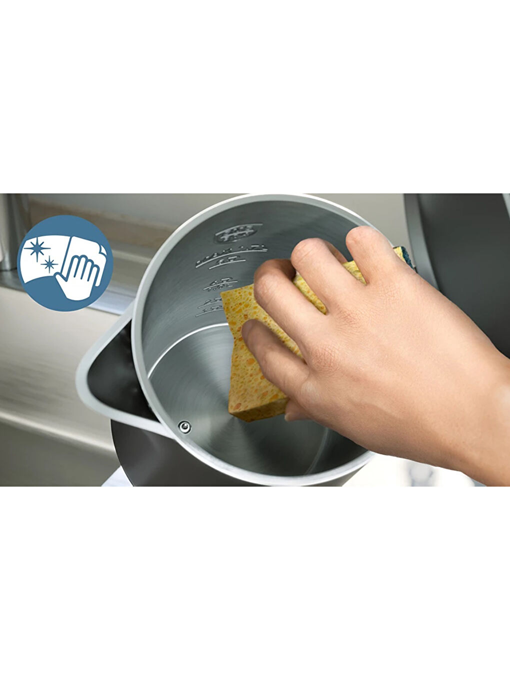 7000 Serisi Hd9396/90 2200 W Çift Yalıtımlı Çelik Kettle-3