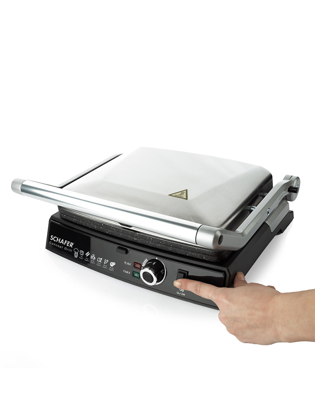 Concept Grill Tost Makinesi-Inox-8