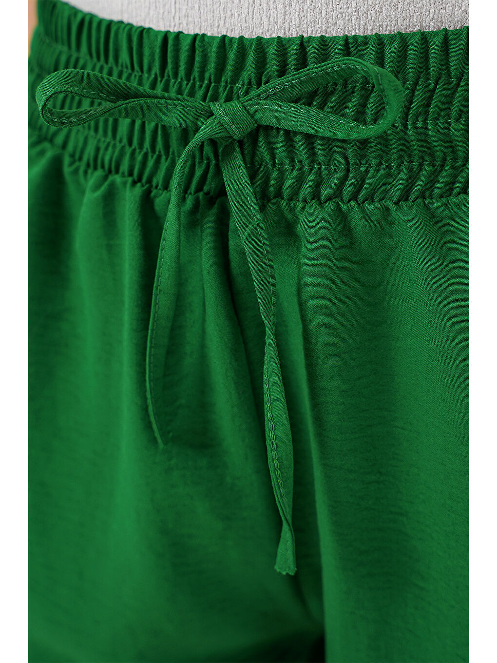 Kadın Rahat Kalıp Şort 5327 - Yeşil-4