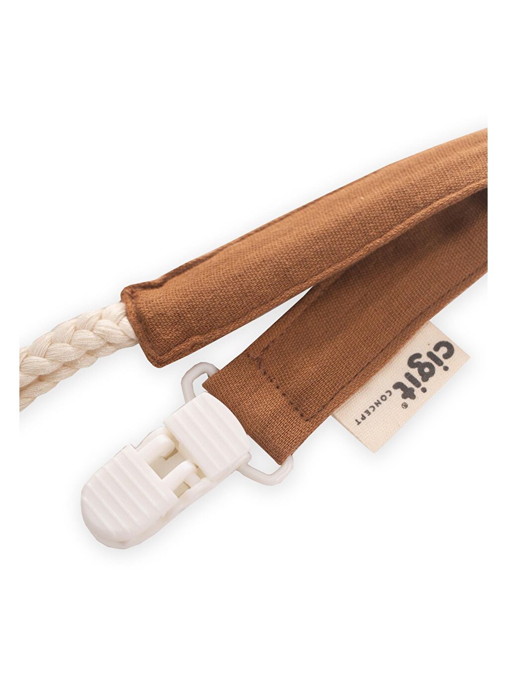 Bebek Pamuk Emzik Tutmacı 23 Cm Kahve-1