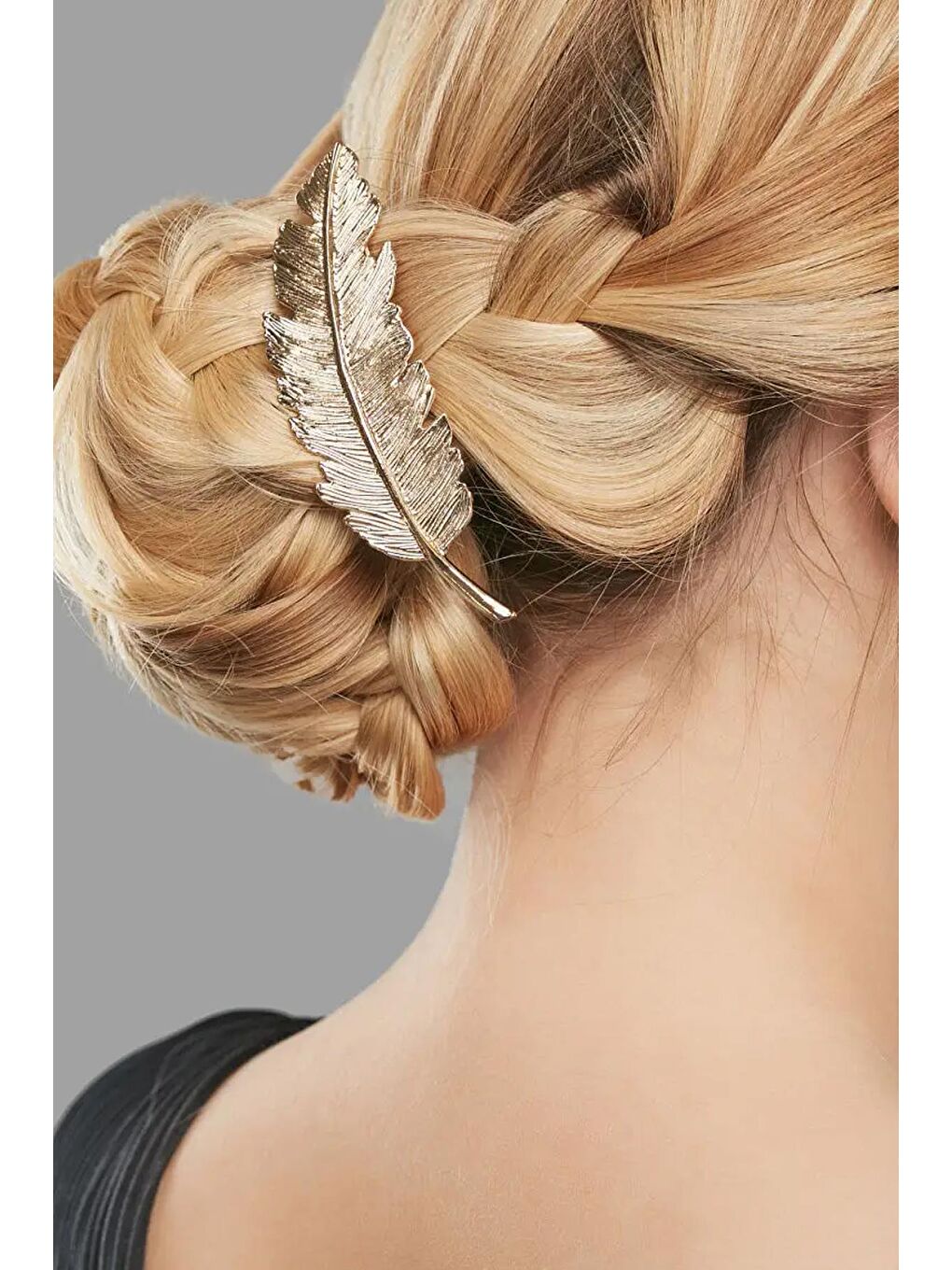 Sarı Tüy Otomatik Toka Altın-9