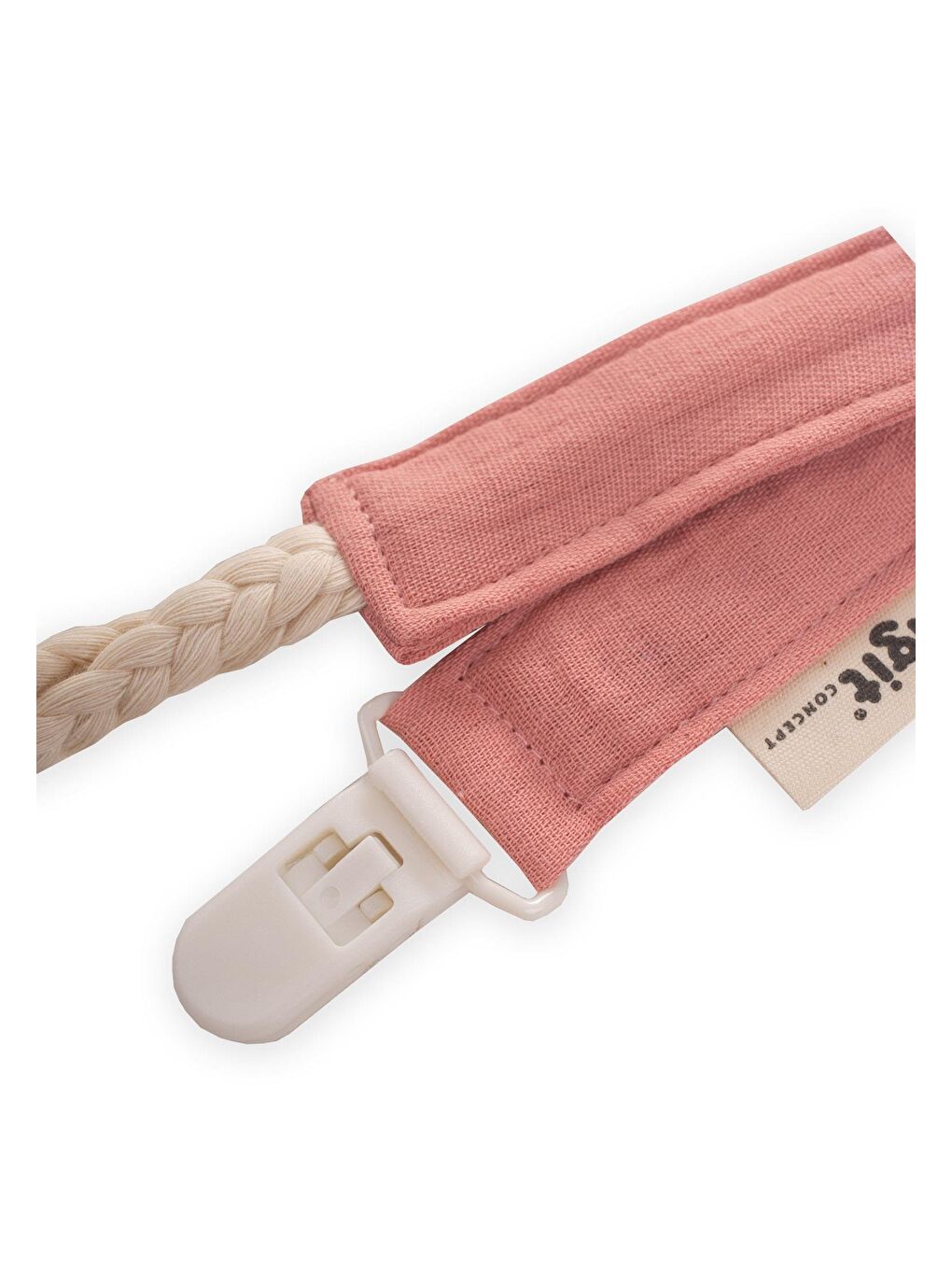 Bebek Pamuk Emzik Tutmacı 23 Cm Somon-1