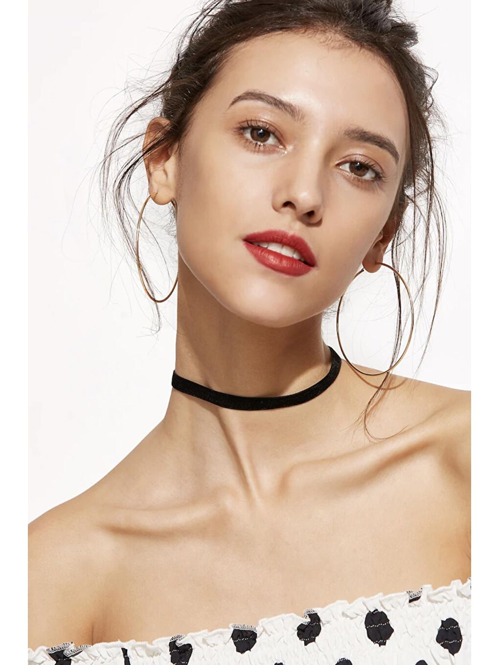 Siyah Ribon Tasma Kolye-2