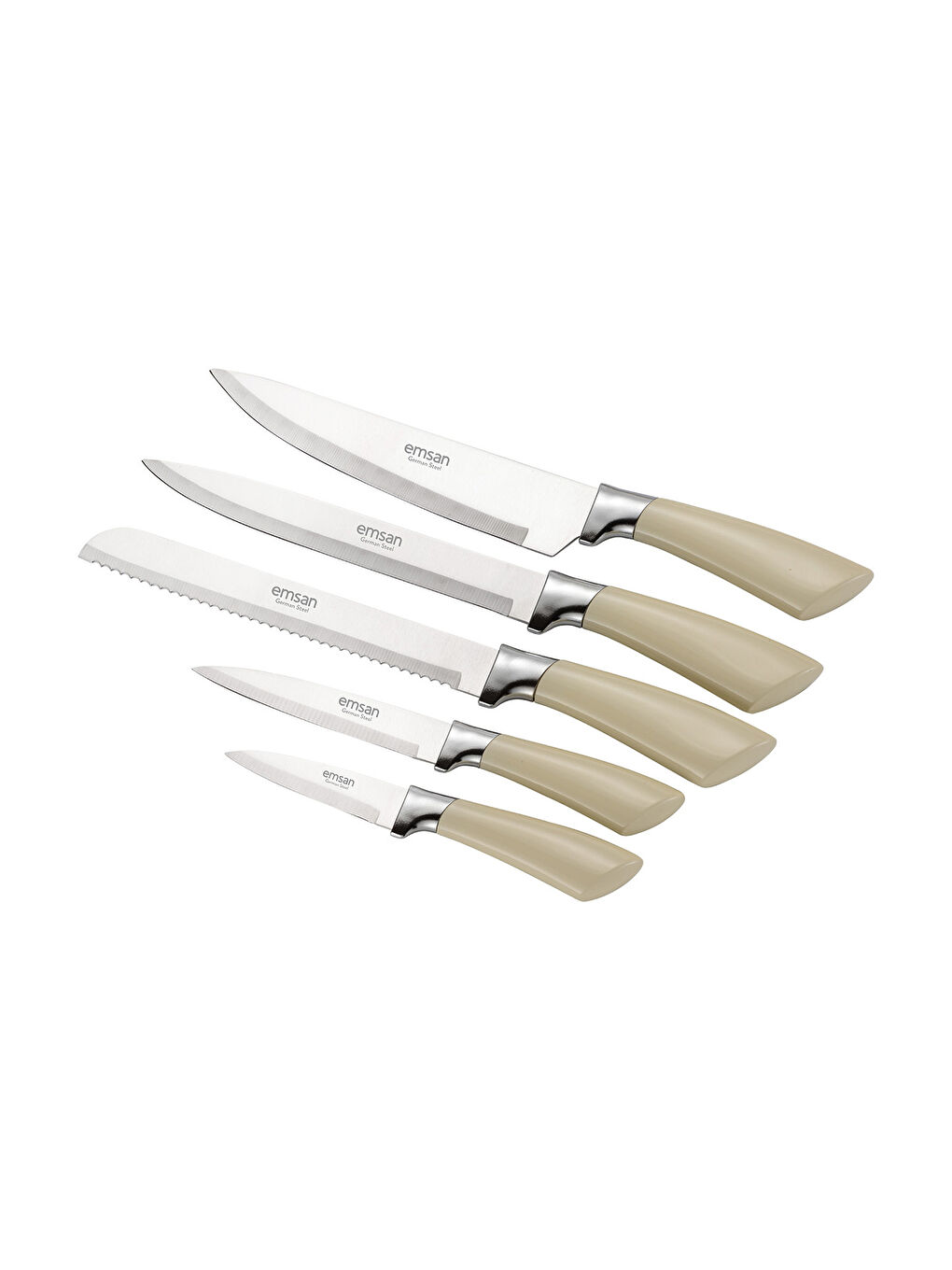 Venice 6 Parça Bıçak Seti Ekru-2