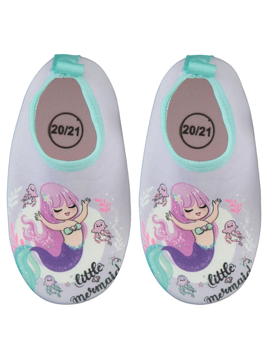 Girls Deniz Kızı Baskılı Tabanlı 20- Deniz Ayakkabısı - Lila