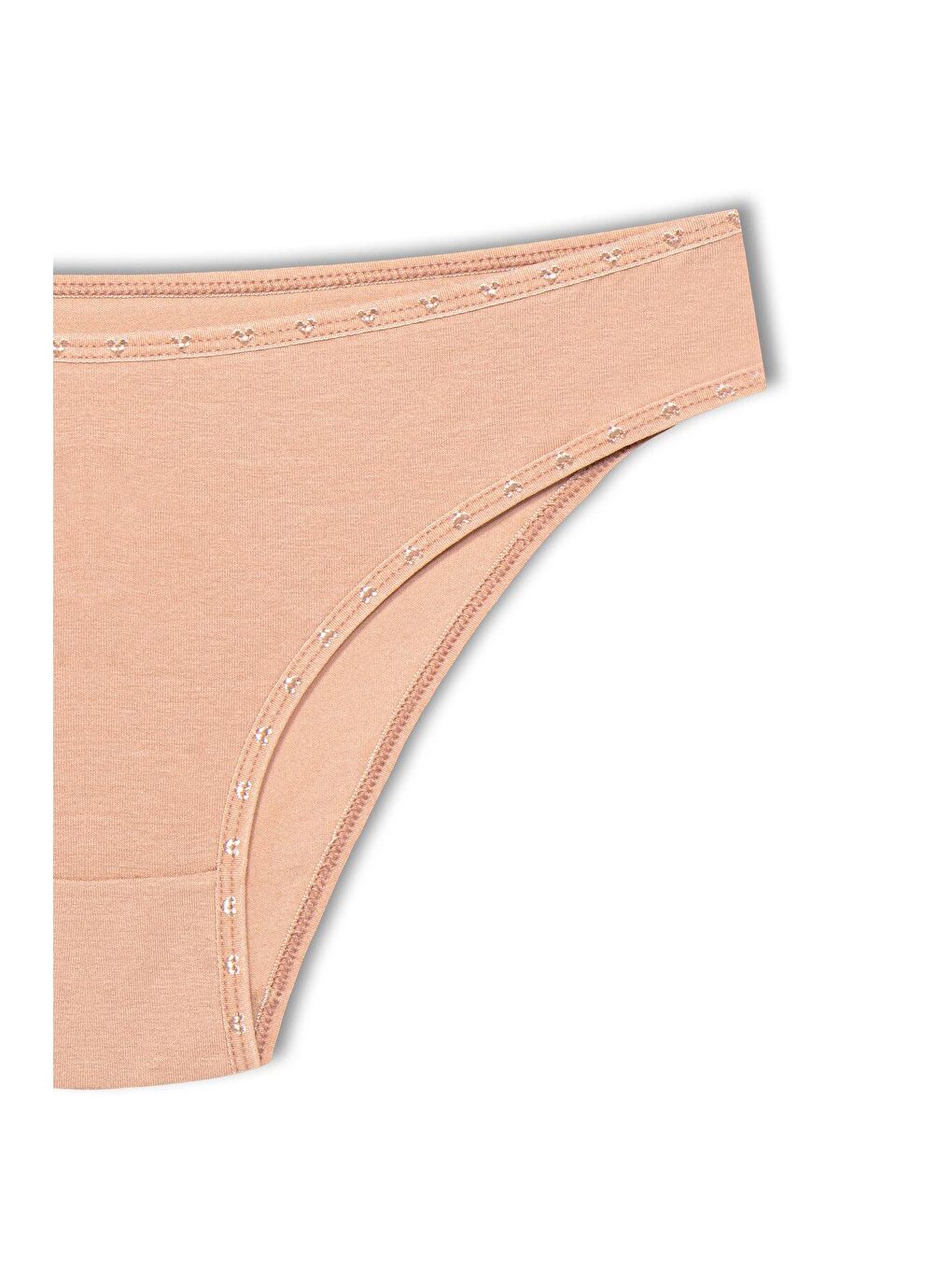 Bordo Pamuklu Kalpli Lastik Kadın Külot 3’lü-4