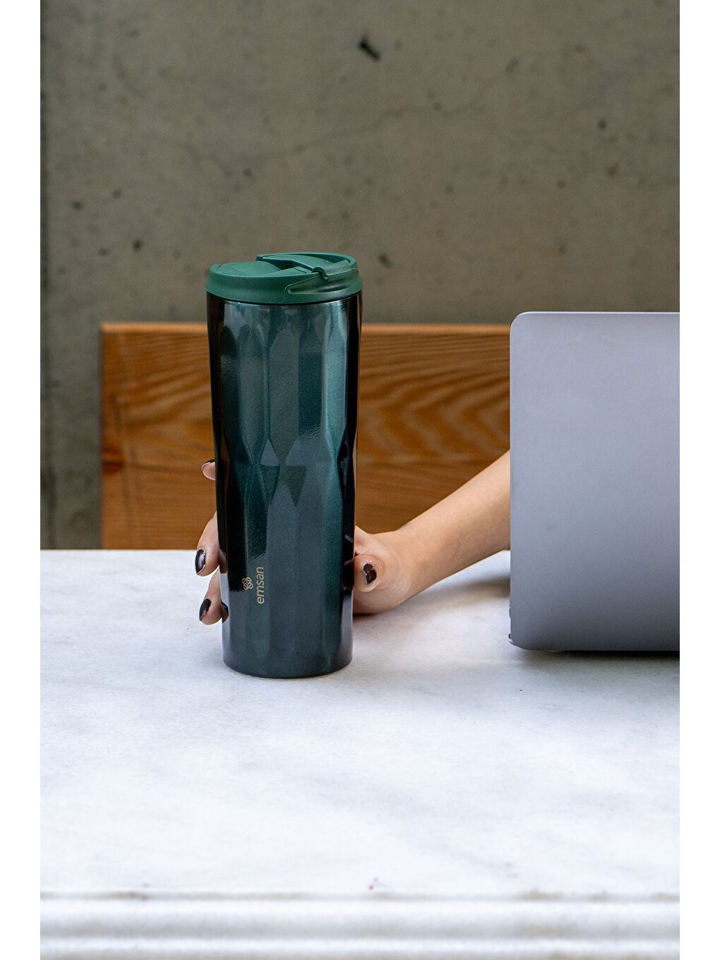 Crystal Termos Yeşil 500 ml-2