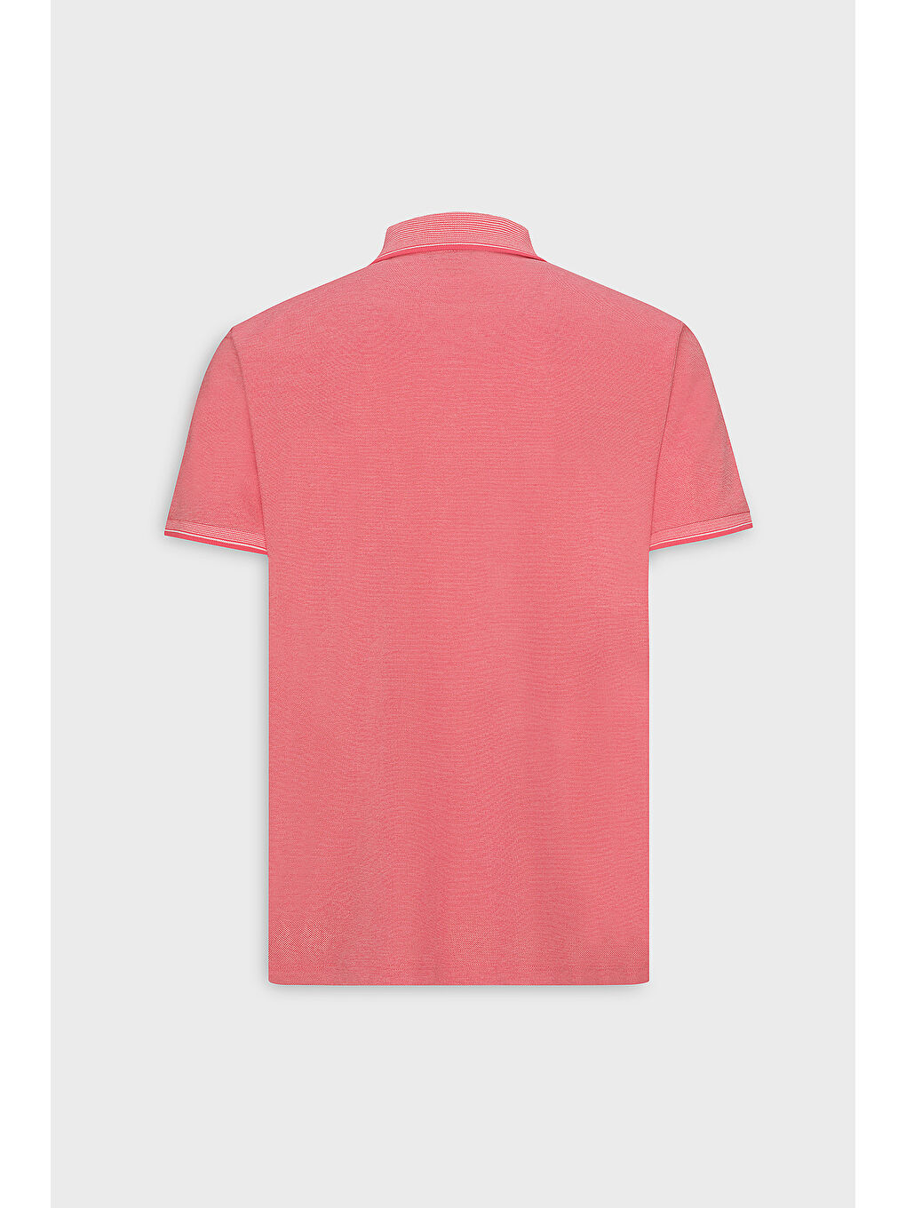 Kırmızı Erkek Nar Çiçeği-Beyz Slim Fit Dar Kesim Kıvrılmaz Polo Yaka Kısa Kollu Tişört-11