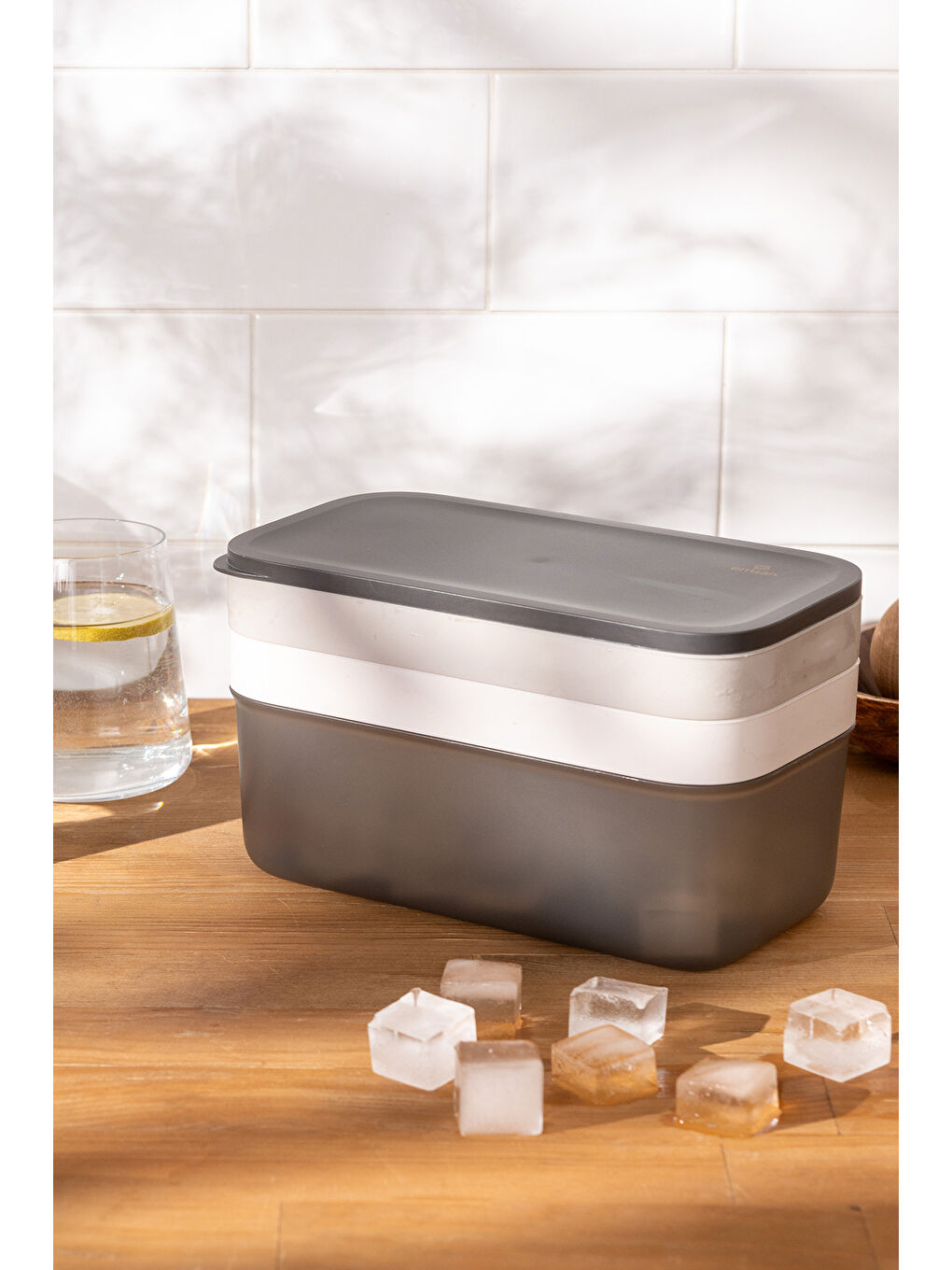 Gri Soft Kutulu Buz Kalıbı-2