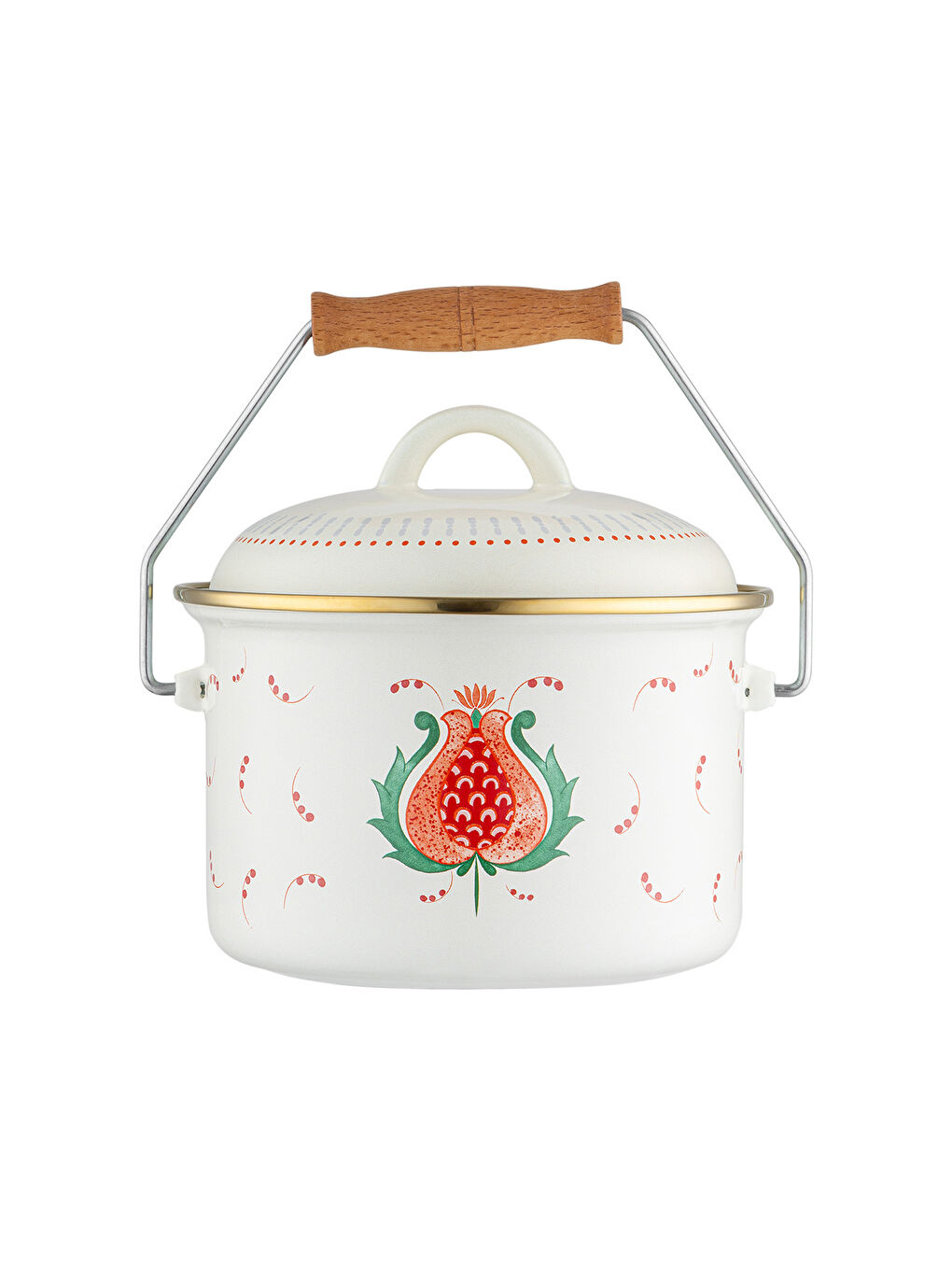 Beyaz Nar Emaye Bakraç-2