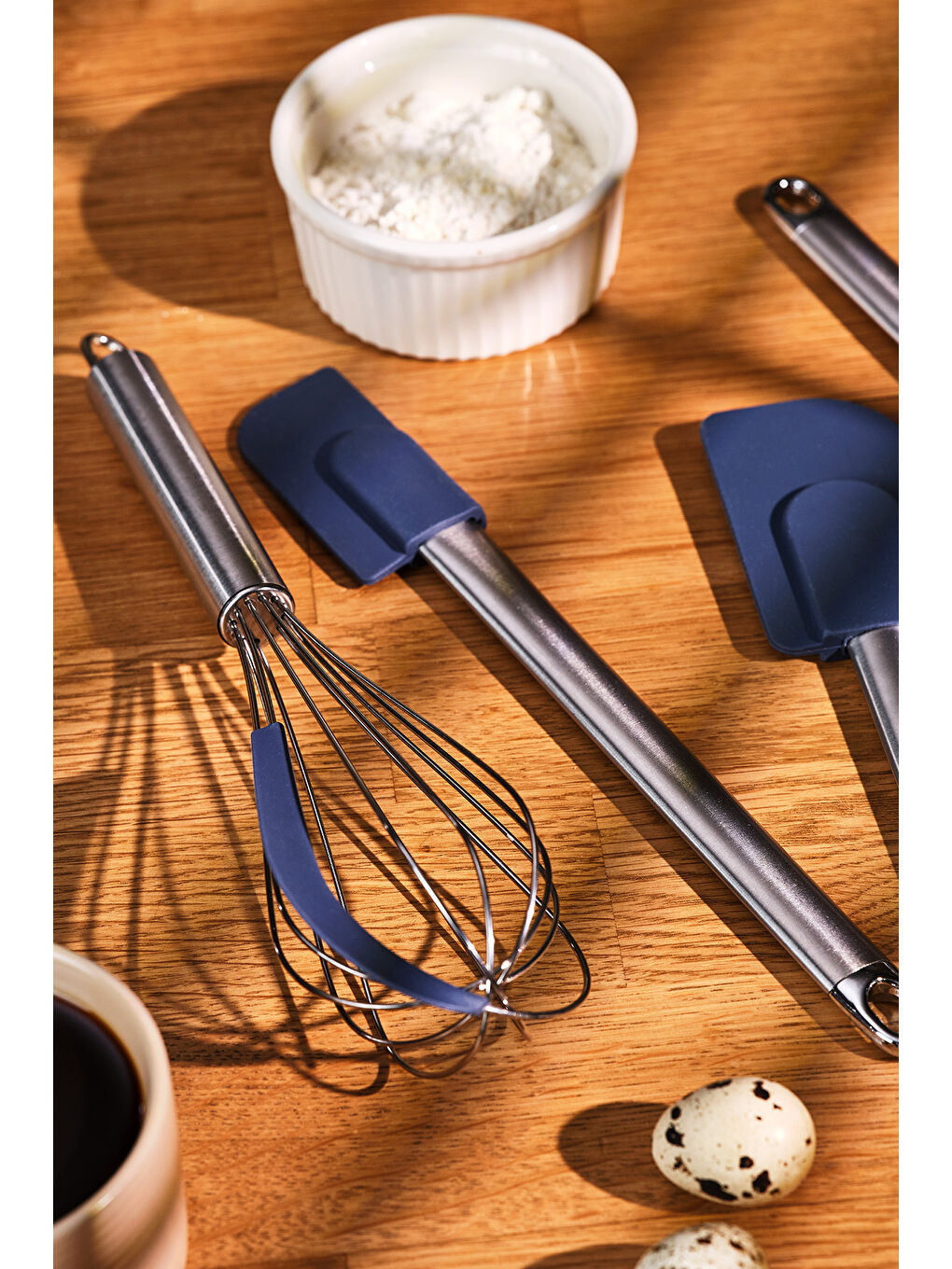 Lacivert Bakery 4 Parça Pasta Hazırlık Seti Mavi-2