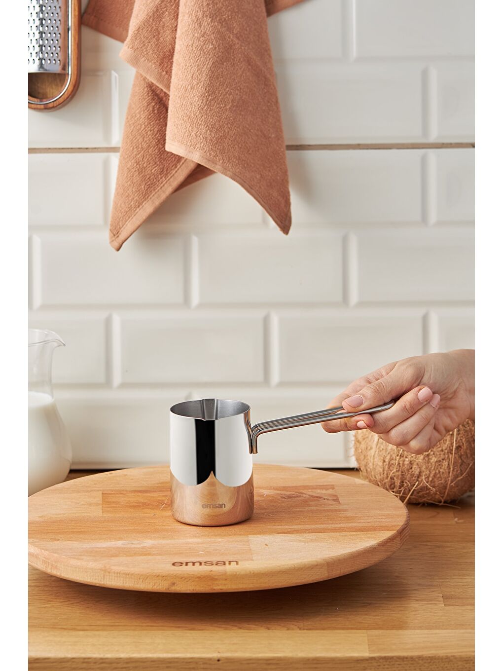 Gri Aaron Cezve 350 ml-2