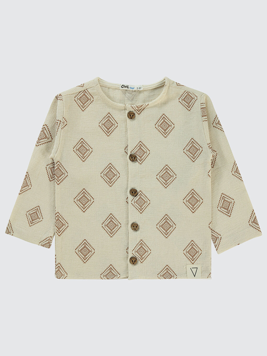 Boys Erkek Çocuk Gömlek 2-5 Yaş Kahverengi