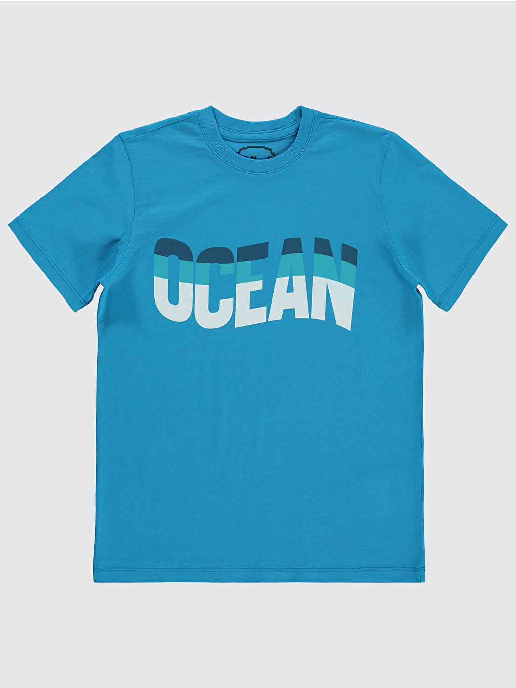 Boys Erkek Çocuk Tişört 10-13 Yaş Koyu Turkuaz