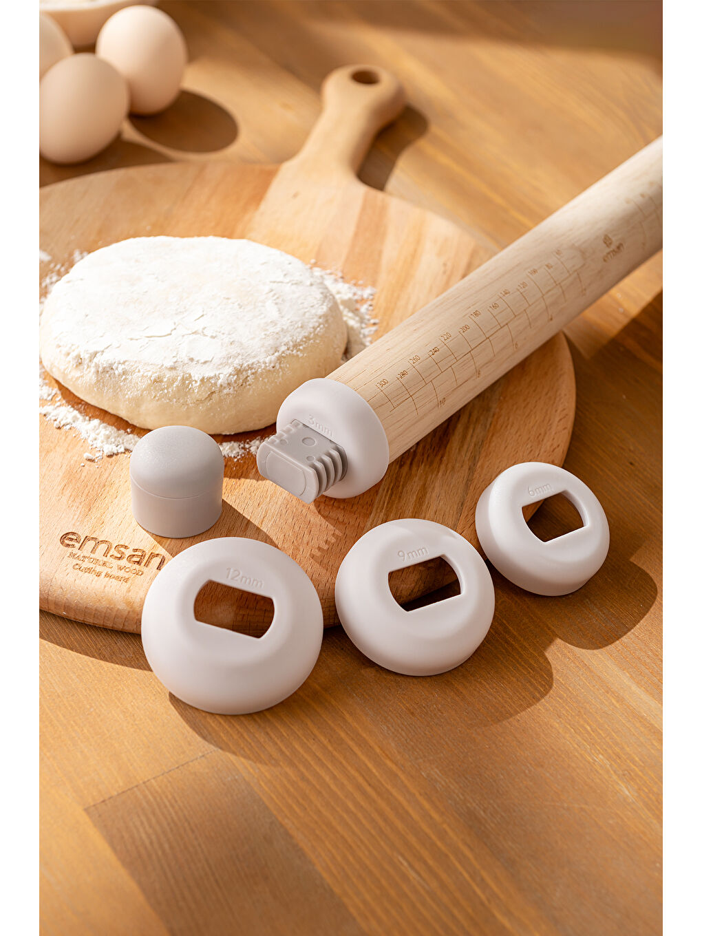 Gri Soft Ayarlanabilir Oklava-2