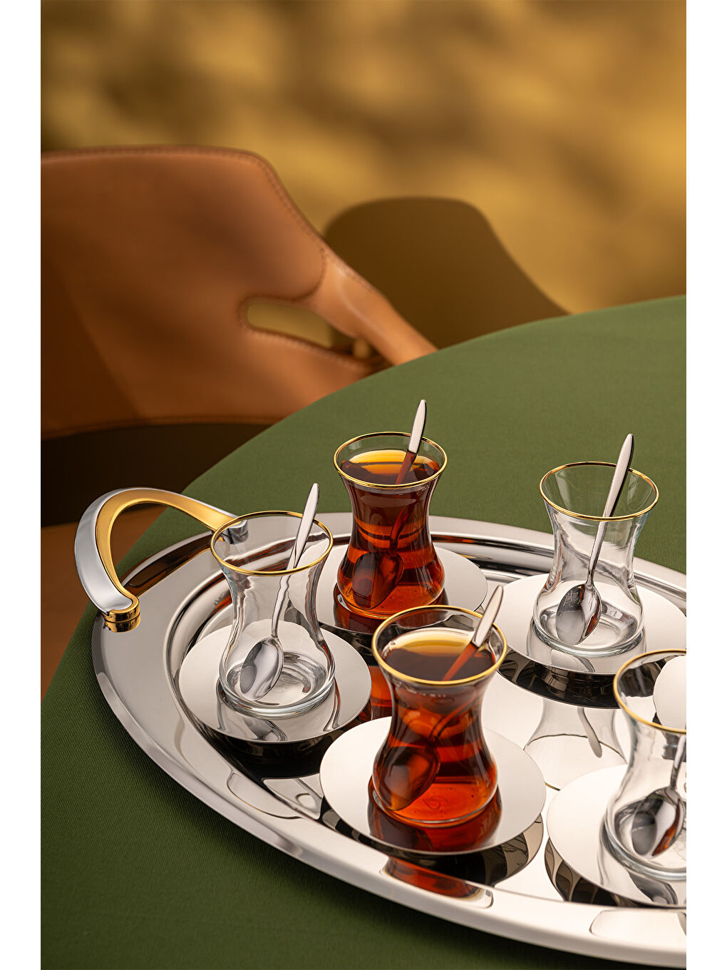 Gri Abbie 19 Parça Çay Seti-2