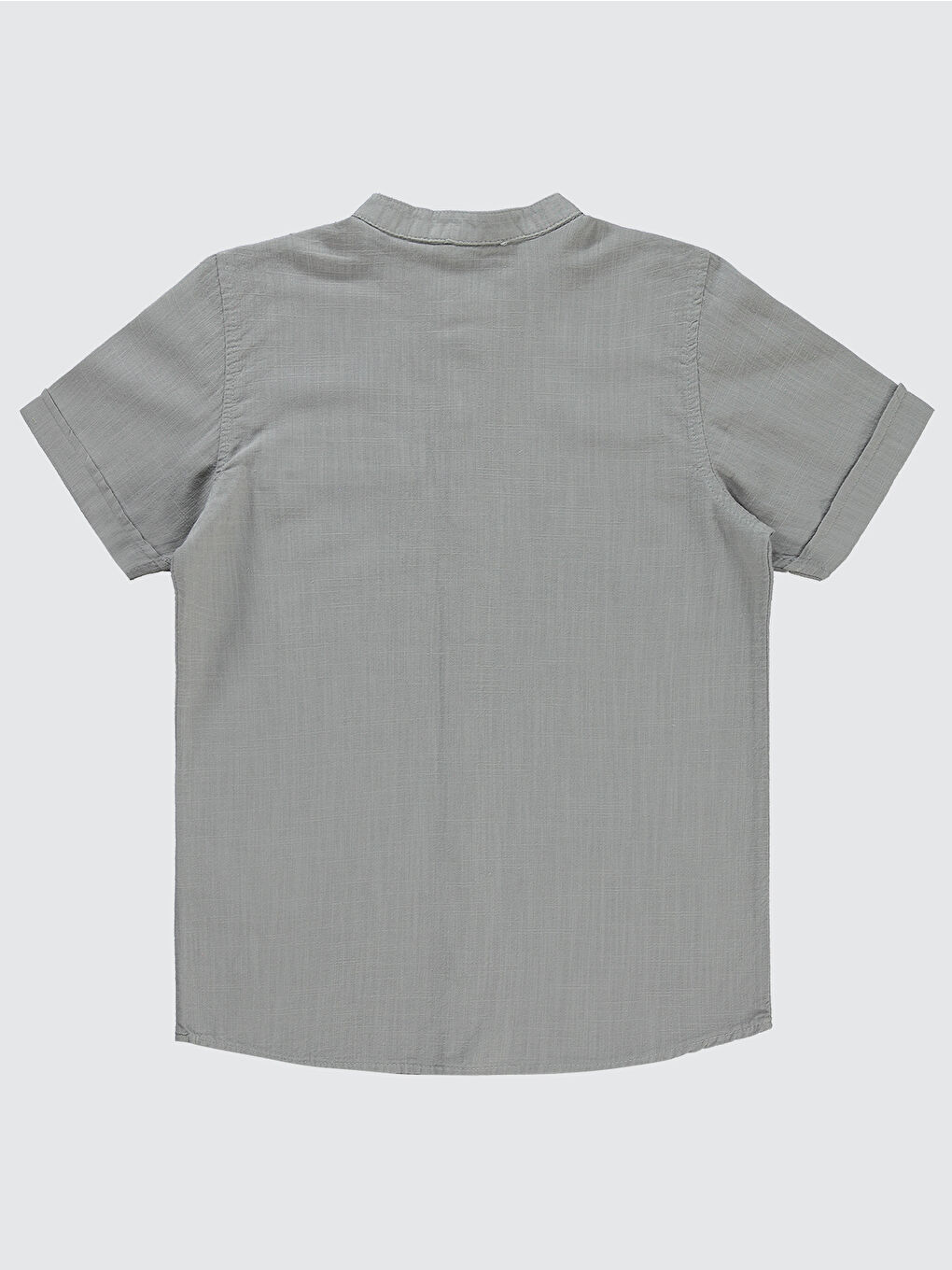 Erkek Çocuk Gömlek 10-13 Yaş Gri-1