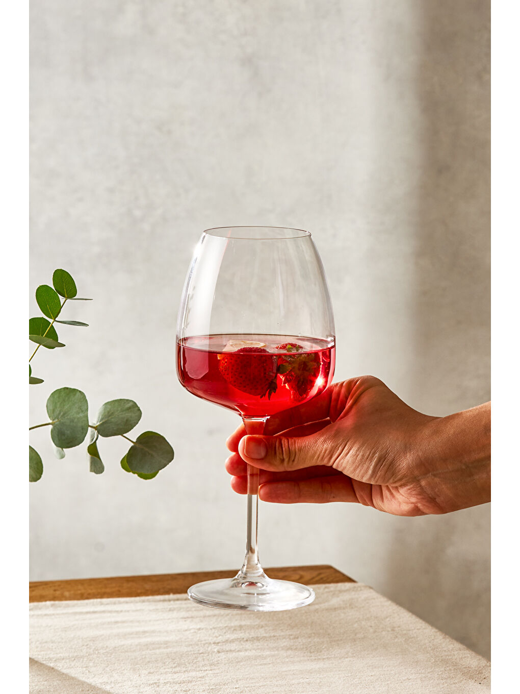 Renksiz 3'lü Evelyn Kristal Kadeh 610 ml-2