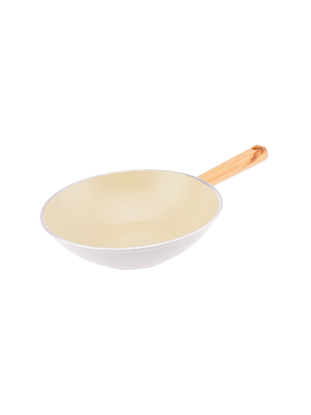 Ekru Swiss Crystal Wok Tavası 28 cm-2