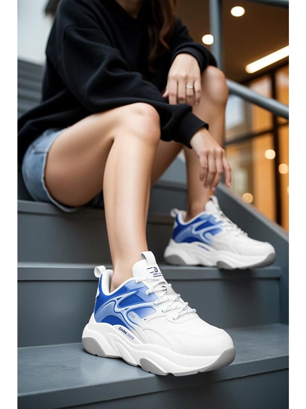 Beyaz DS K STORM Sneaker 2025 Kadın-3
