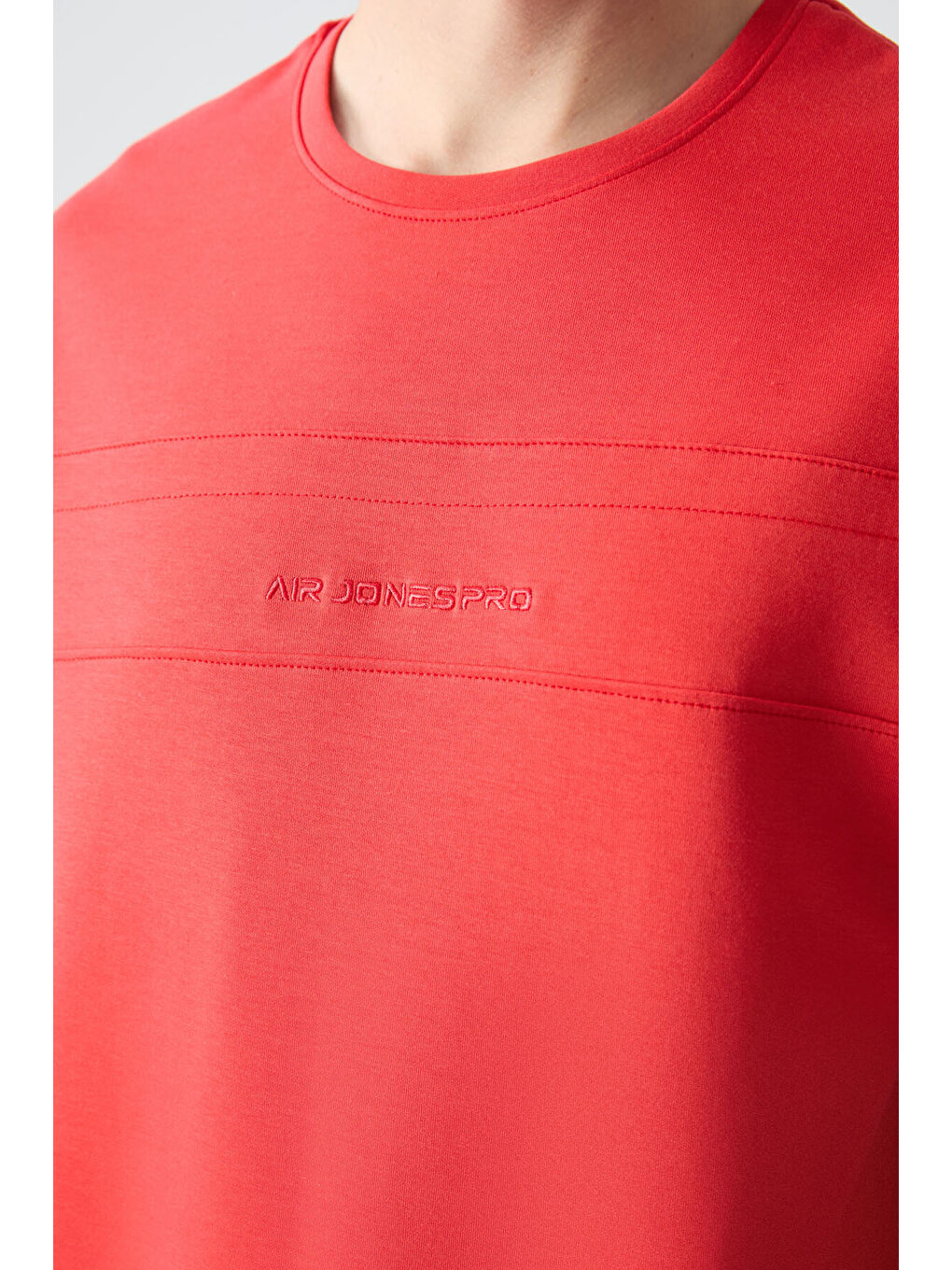 Kırmızı Fiesta Lacivert Pamuklu Kalın Yumuşak Dokulu Oversize Fit Basic Erkek Eşofman Takım - 85261-6